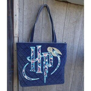 NWT Harry Potter Vera Bradley Home to Hogwarts L Zip Travel Bag Washable $175